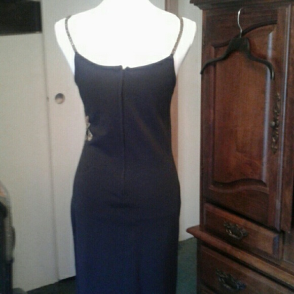 Limited Wool Beaded Cocktail Dress - Picture 3 of 4